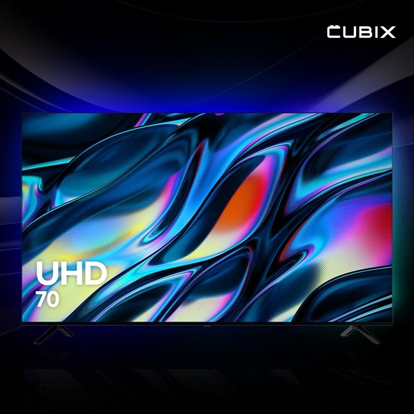 큐빅스 177cm(70인치) UHD 4K 울트라 LED TV 에너지효율 1등급