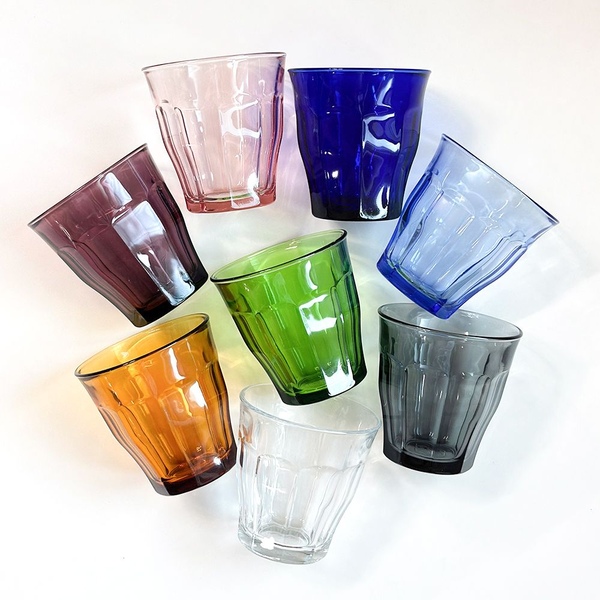 피카디 언더락 내열강화유리 물컵 주스컵 유리잔 250ml 8colors