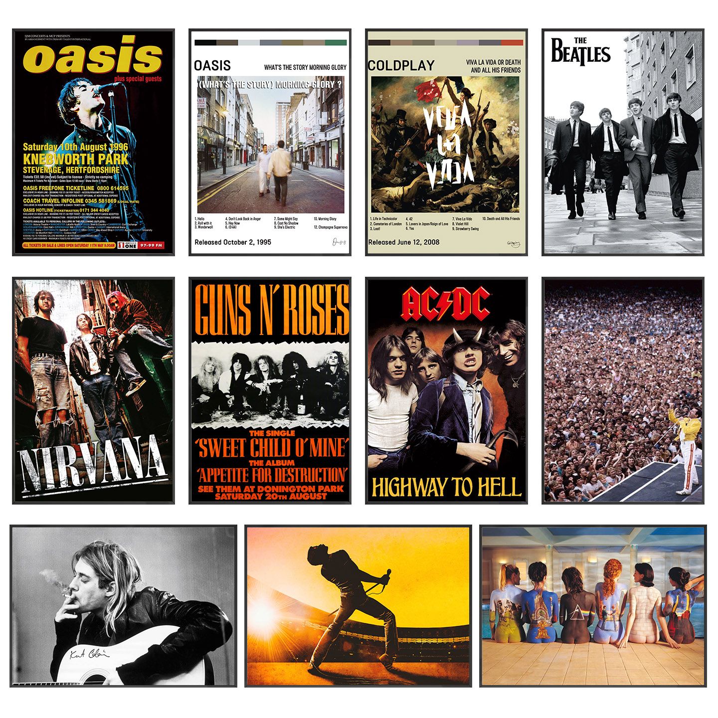 락 밴드 뮤지션 포스터 33종 브로마이드 액자 오아시스 비틀즈 ACDC 가격 비교 포스터나인 락 밴드 뮤지션 포스터 33종 브로마이드 액자 오아시스 비틀즈 ACDC
