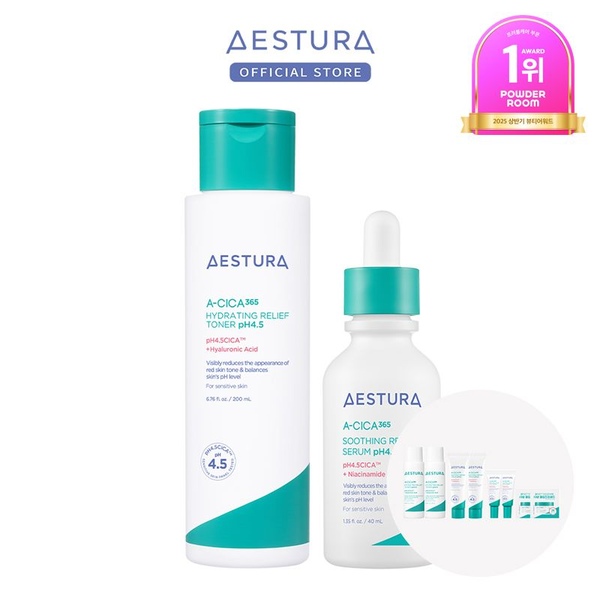 에스트라 에이시카 365 세럼 40ml + 에이시카 365 토너 250ml