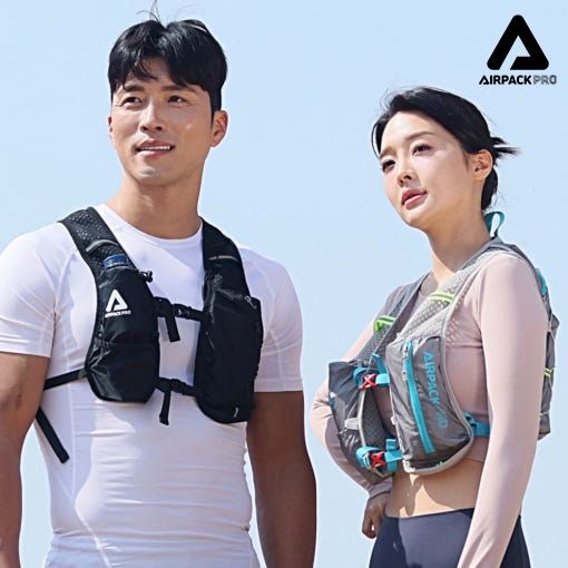 쇼핑타임 에어팩프로 입는가방 초경량 백팩 2종 풀세트 등산 트레킹 라이딩 낚시 아웃도어 배낭