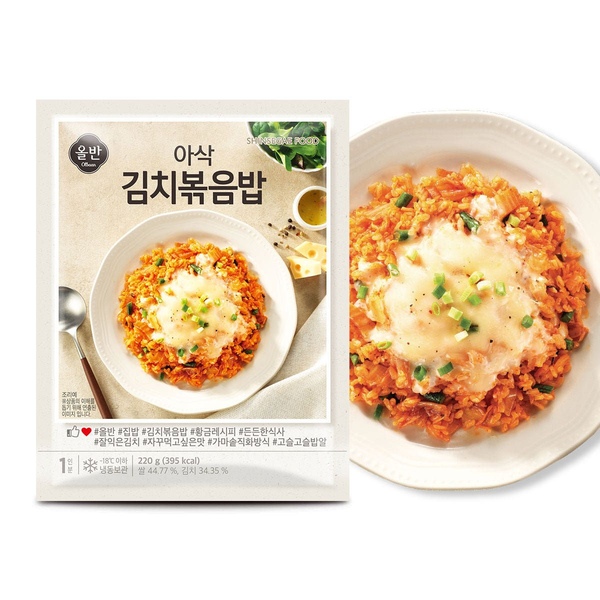 냉동 즉석 볶음밥 3종 10개(김치/통새우/우삼겹깍뚜기)