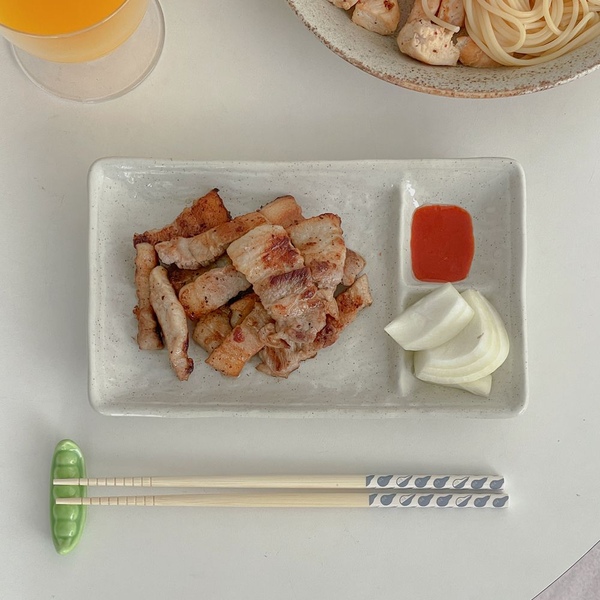 재팬 오트밀 브런치 나눔접시 3구 식판