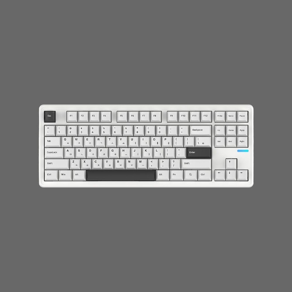 PL87W 몽돌 텐키리스 유무선 블루투스 게이밍 기계식 키보드 (블랙)
