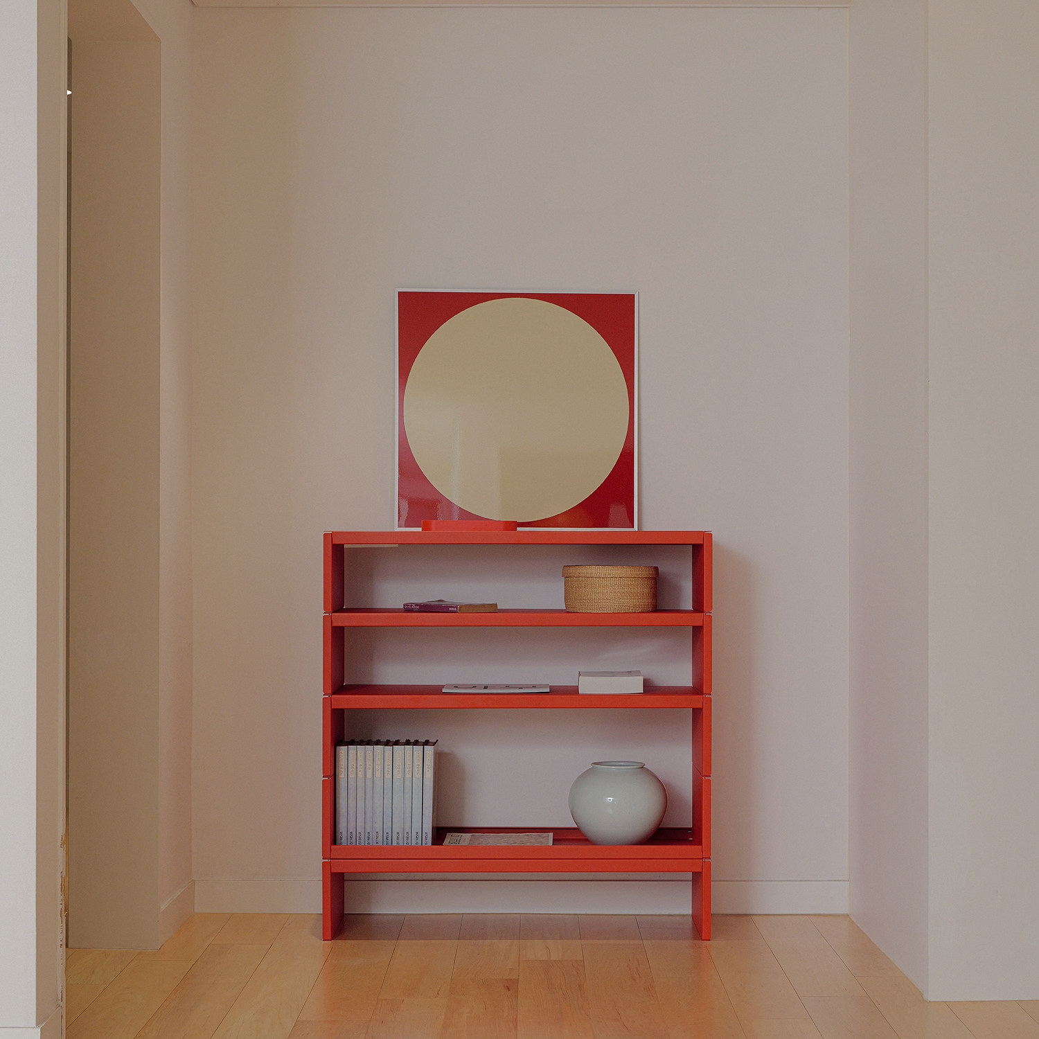 rareraw PO STACKING SHELF 1段［6色］ ホワイト イエロー シルバー