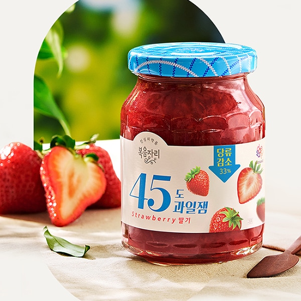 45도 과일잼 딸기 350g (저당잼) 가격 비교 복음자리 45도 과일잼 딸기 350g (저당잼)