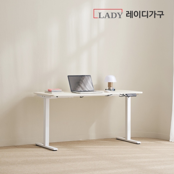 코튼M 모션데스크 높이조절 각도조절 학생 전면 책상세트 (베이직형)