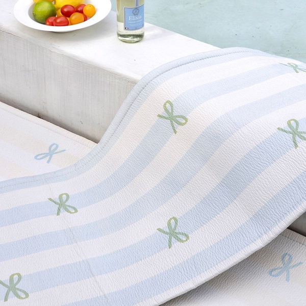 리본 여름러그 시어서커 아이방 거실러그 (2colors / 3size)