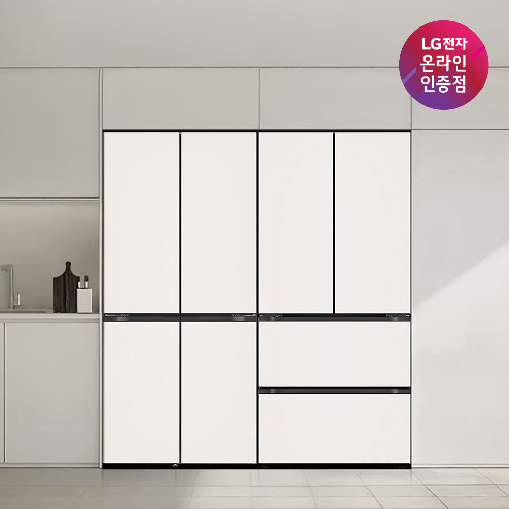 LG전자 오브제컬렉션 냉장고 세트 R984GBB012 (M516GBB012+Z484GBB123S)