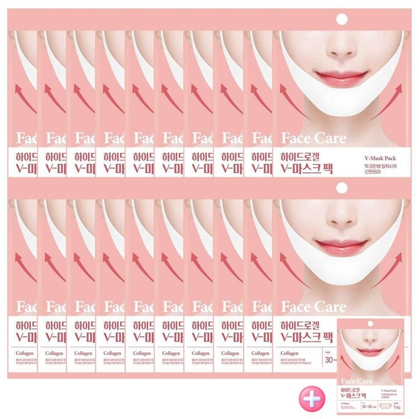 하이드로겔 리프팅 콜라겐 브이라인 마스크팩 20+1 (총 21팩)