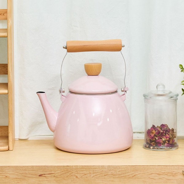 뛰어난 내열성&보온성! 로즈쿼츠 IH 법랑주전자 2.3L