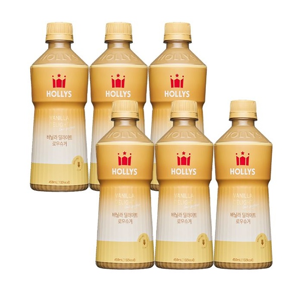 바닐라딜라이트 로우슈거 450ml 6개