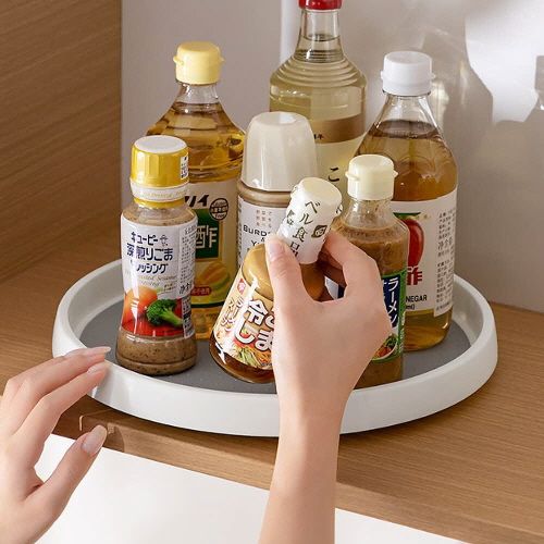 오늘의집 스윗브릿지 다용도 회전 트레이 주방 양념 360도 냉장고 정리 화장품 양념통 쟁반 선반 정리대