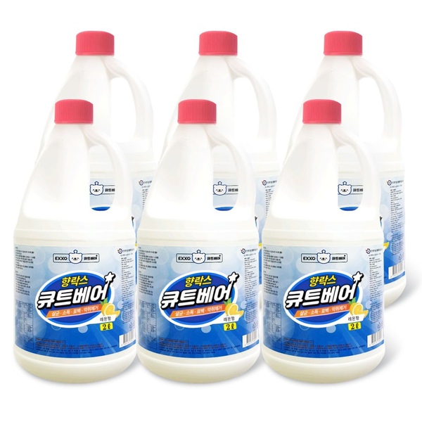 큐트베어 향락스 2L x 6개 레몬향