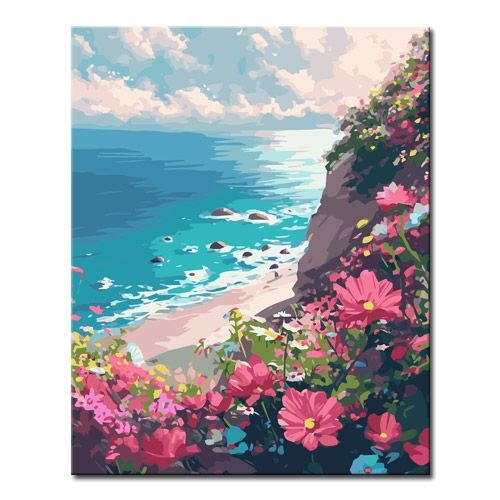 3+1 DIY 명화그리기 풍경 40x50cm L156_코스모스 해변가
