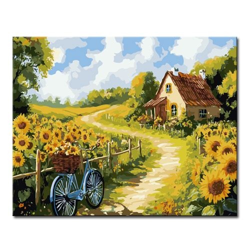 3+1 DIY 명화그리기 풍경 40x50cm L162_추억의 해바라기밭