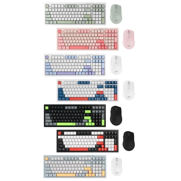 오피스프로 WMK50 사일런스 M 무소음 무선 블루투스 98 키보드 마우스 세트