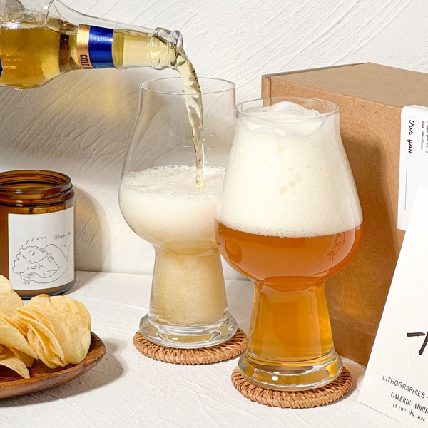 예쁜 맥주잔 세트 대용량 맥주컵 귀여운 맥주잔 맥주전용잔 600ml 집들이선물 결혼선물
