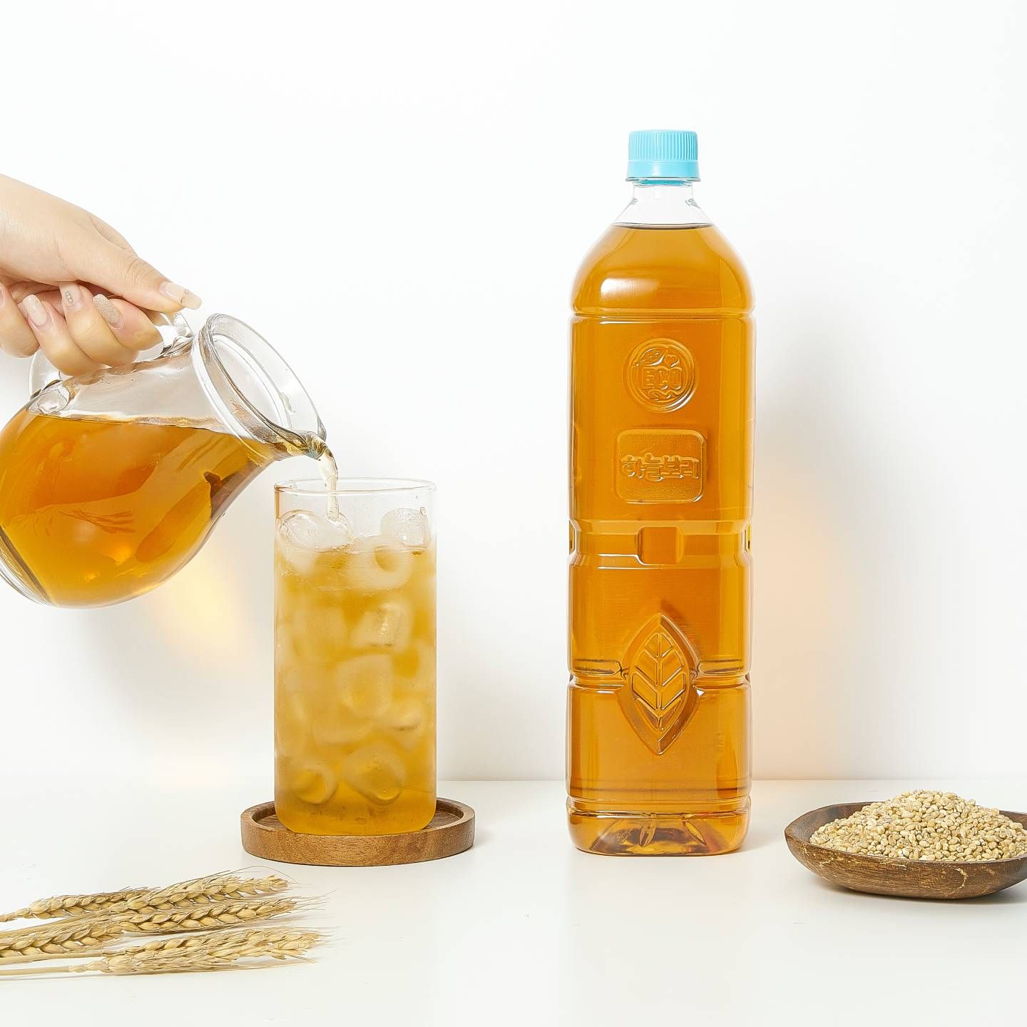 오늘의집 웅진식품 하늘보리 에코 무라벨 1.5L*12개