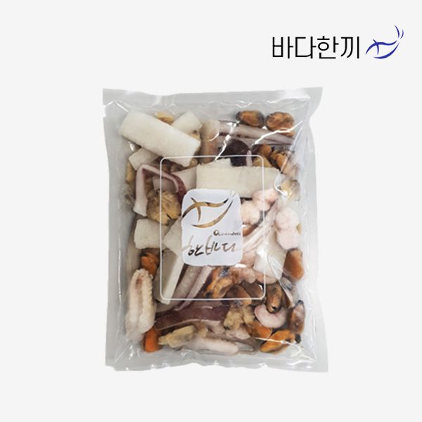 바다한끼 냉동 해물 5종 프리미엄 냉동해물모듬 해물믹스 500g - 최저가 7,821원