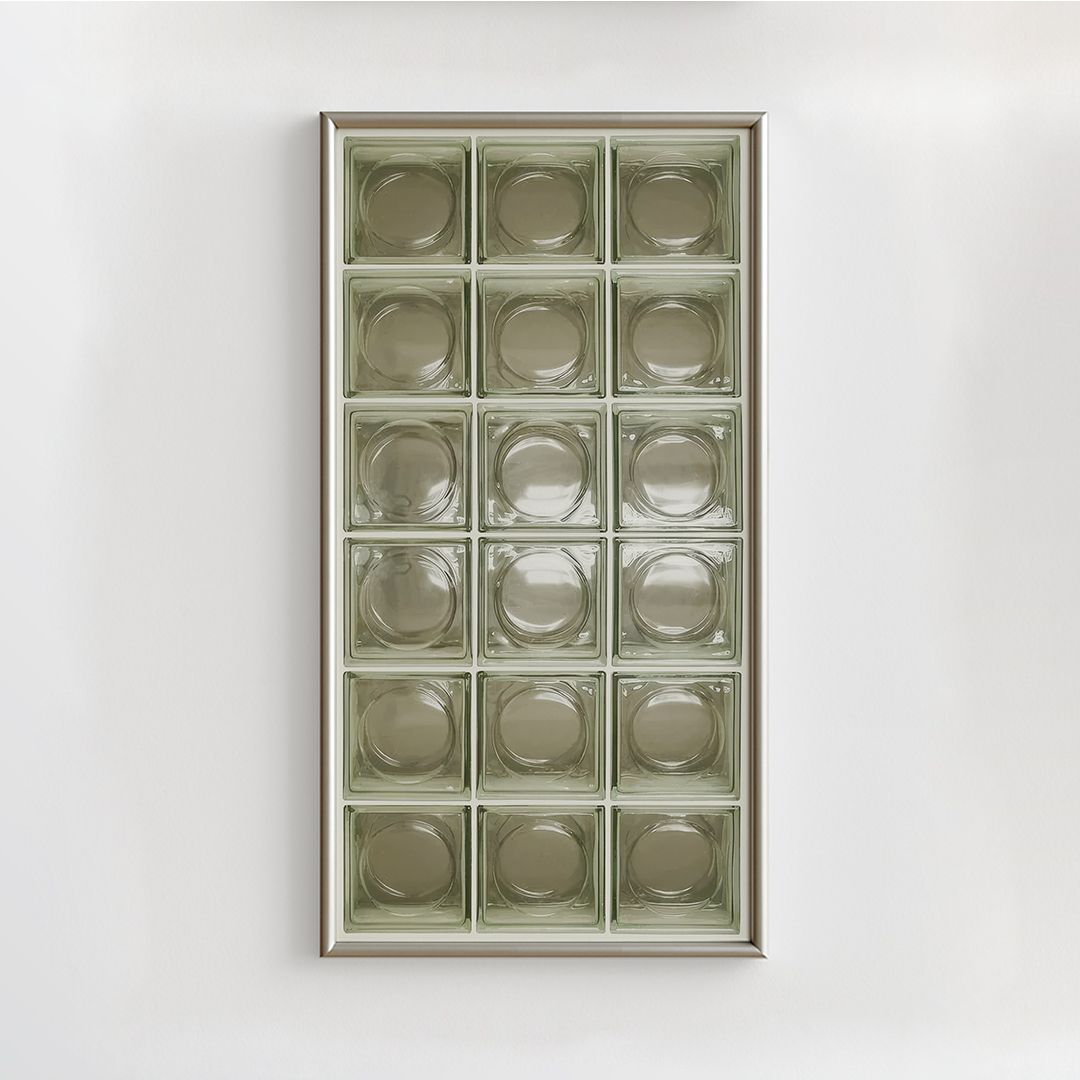 애시드로우 미드센추리 유리블럭 포스터 액자 Alpha Type 420x841mm