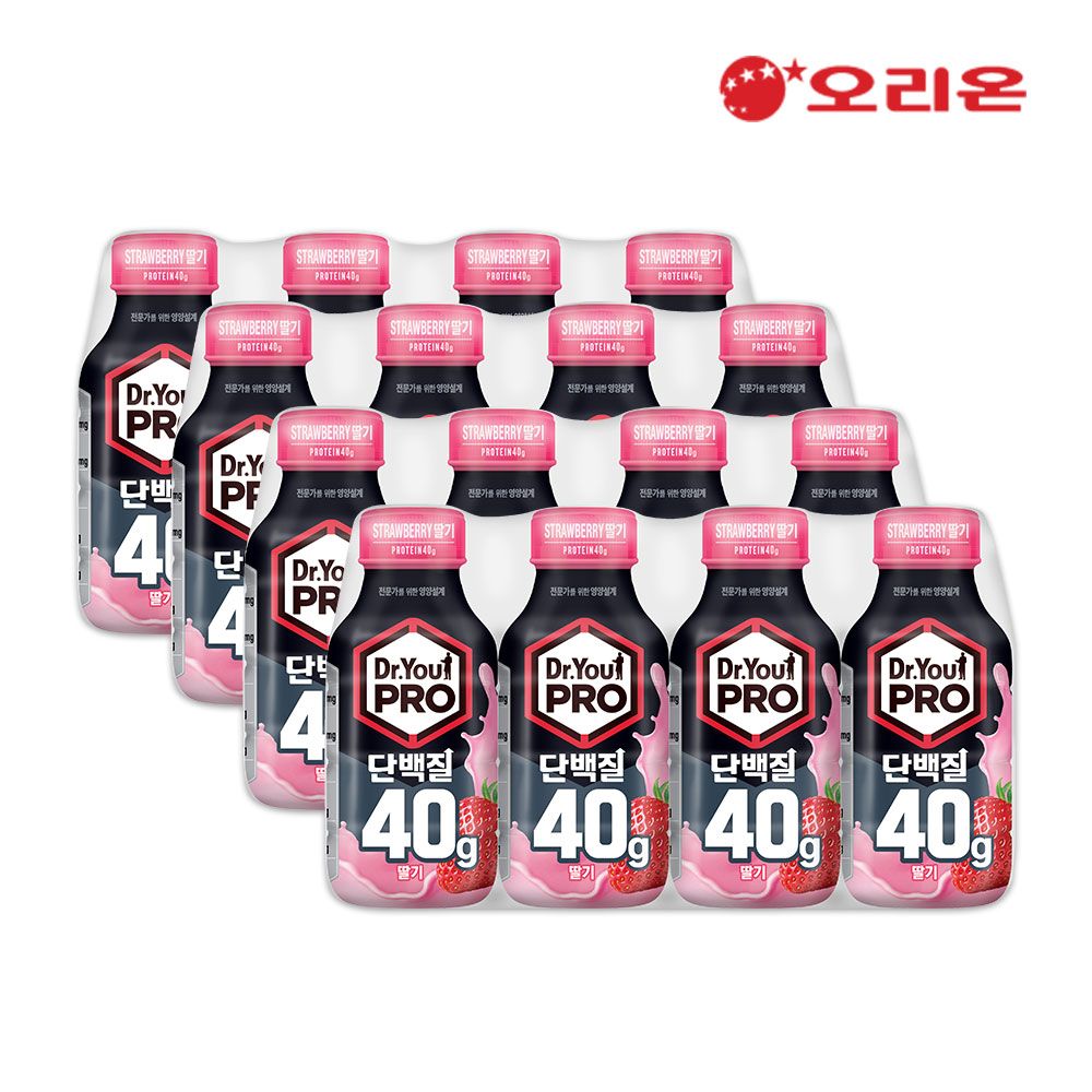 닥터유프로 단백질드링크 40g 딸기 350ml*16개 가격 추이 오리온 닥터유프로 단백질드링크 40g 딸기 350ml*16개 - 최저가 50,000원