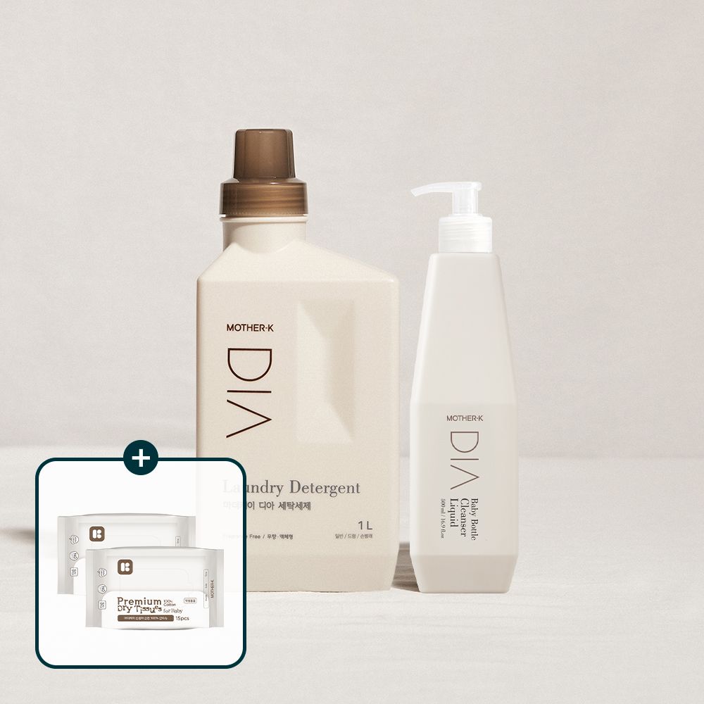 디아 아기 세제 2종(세탁세제1L+젖병세정제500ml)(+순면건티슈 15매*2개 증정) 가격 비교 마더케이 디아 아기 세제 2종(세탁세제1L+젖병세정제500ml)(+순면건티슈 15매*2개 증정)
