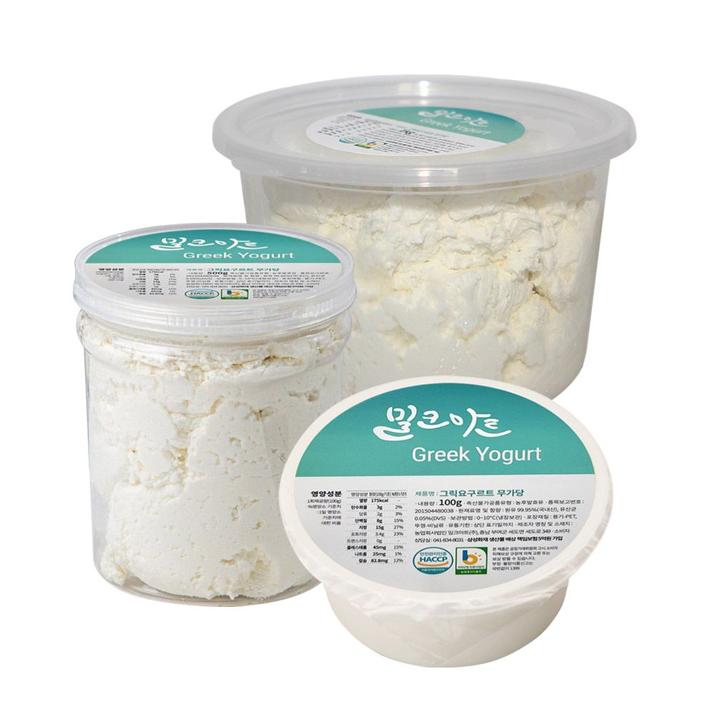그릭요구르트 무가당 그릭요거트 100g/500g/1kg 가격 추이 밀크아트 그릭요구르트 무가당 그릭요거트 100g/500g/1kg - 최저가 14,200원