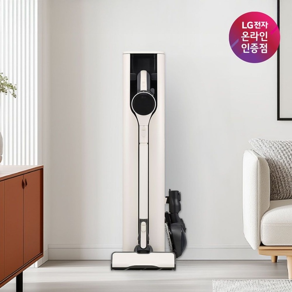 혜택가 88만 LG 코드제로 AI 오브제 A9 올인원타워 무선청소기 AI927WA 320W