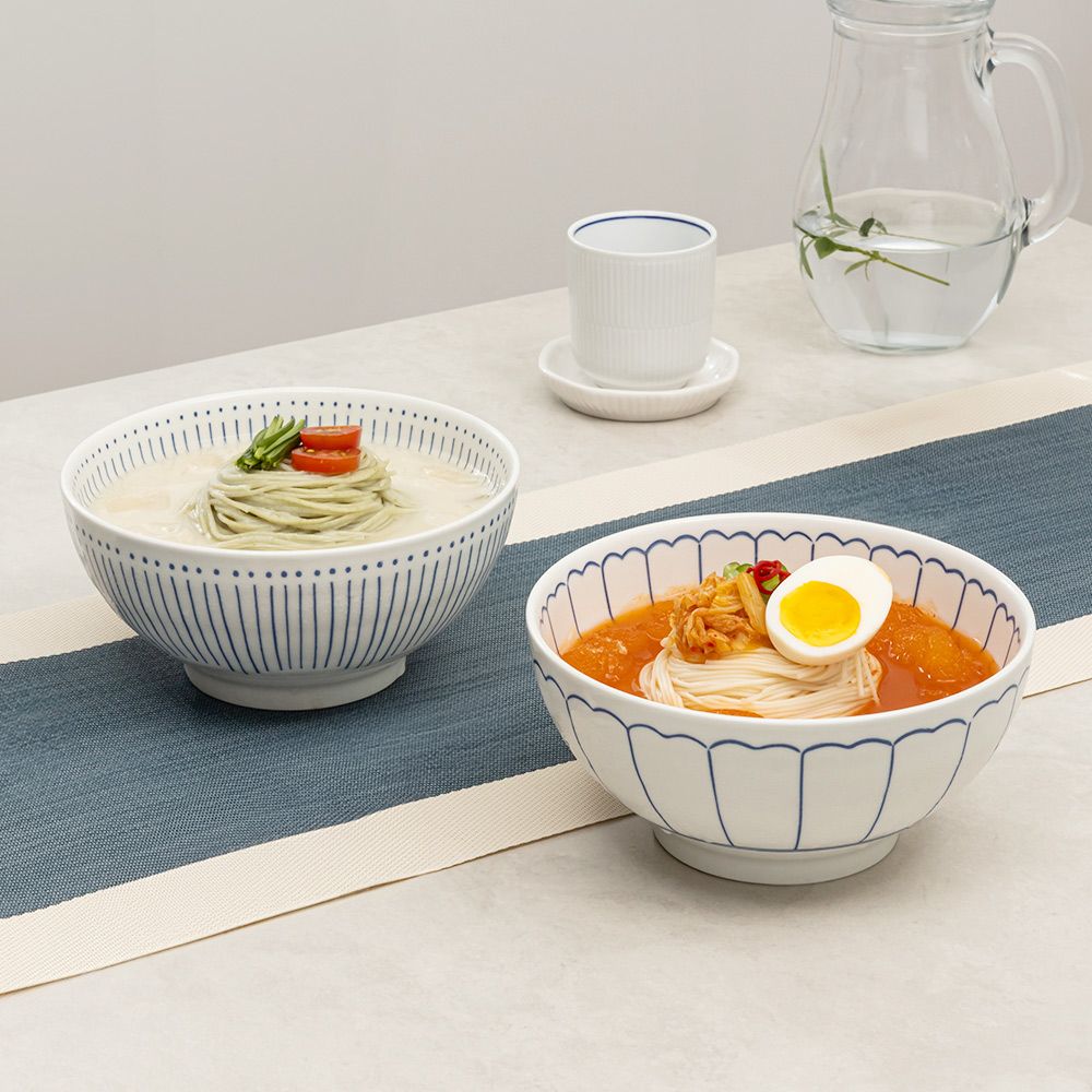 오늘의집 모루 일본풍 도자기 면기 4종 풀세트 라면 우동 덮밥그릇