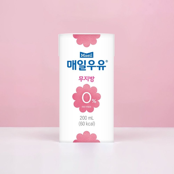 매일우유 무지방 멸균 0% 200ml 24팩