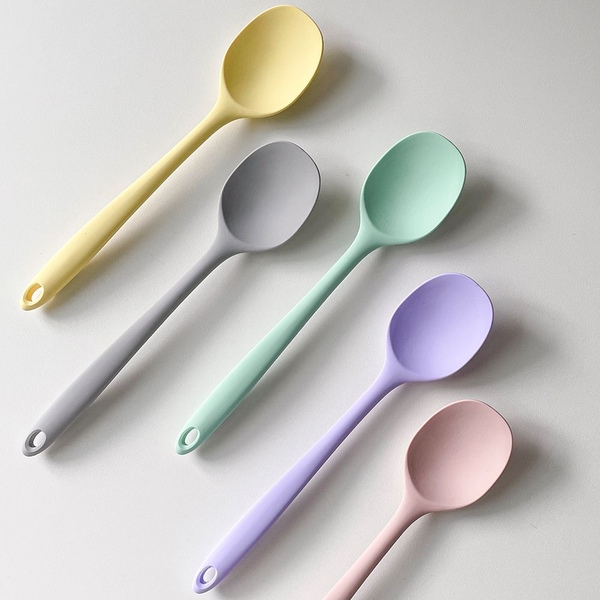 이지실리 실리콘 조리도구 멀티스푼 요리스푼 볶음주걱(중) 5colors