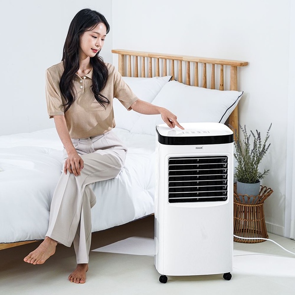 대용량 이동식 에어쿨러 가정용 업소용 기화 냉각 필터 15L 리모컨 파워 냉풍기 L700