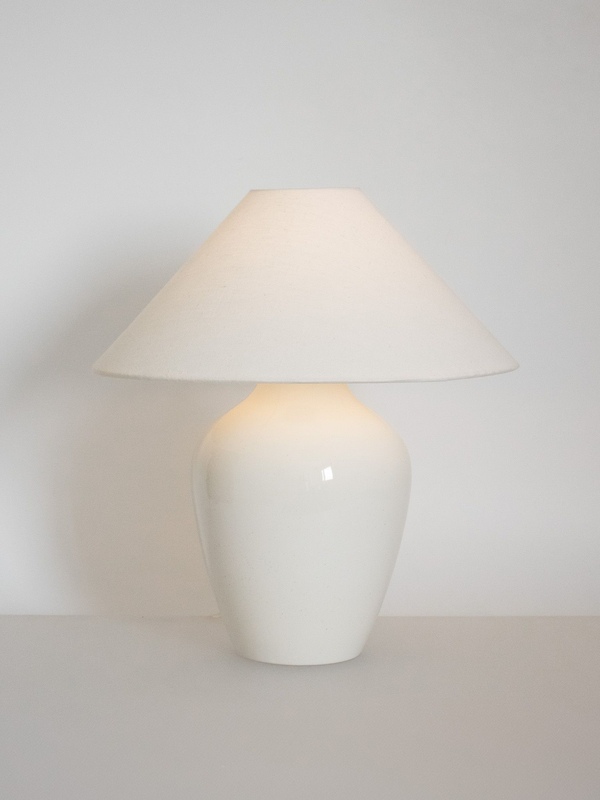 BAEK JA LAMP - glossy white
