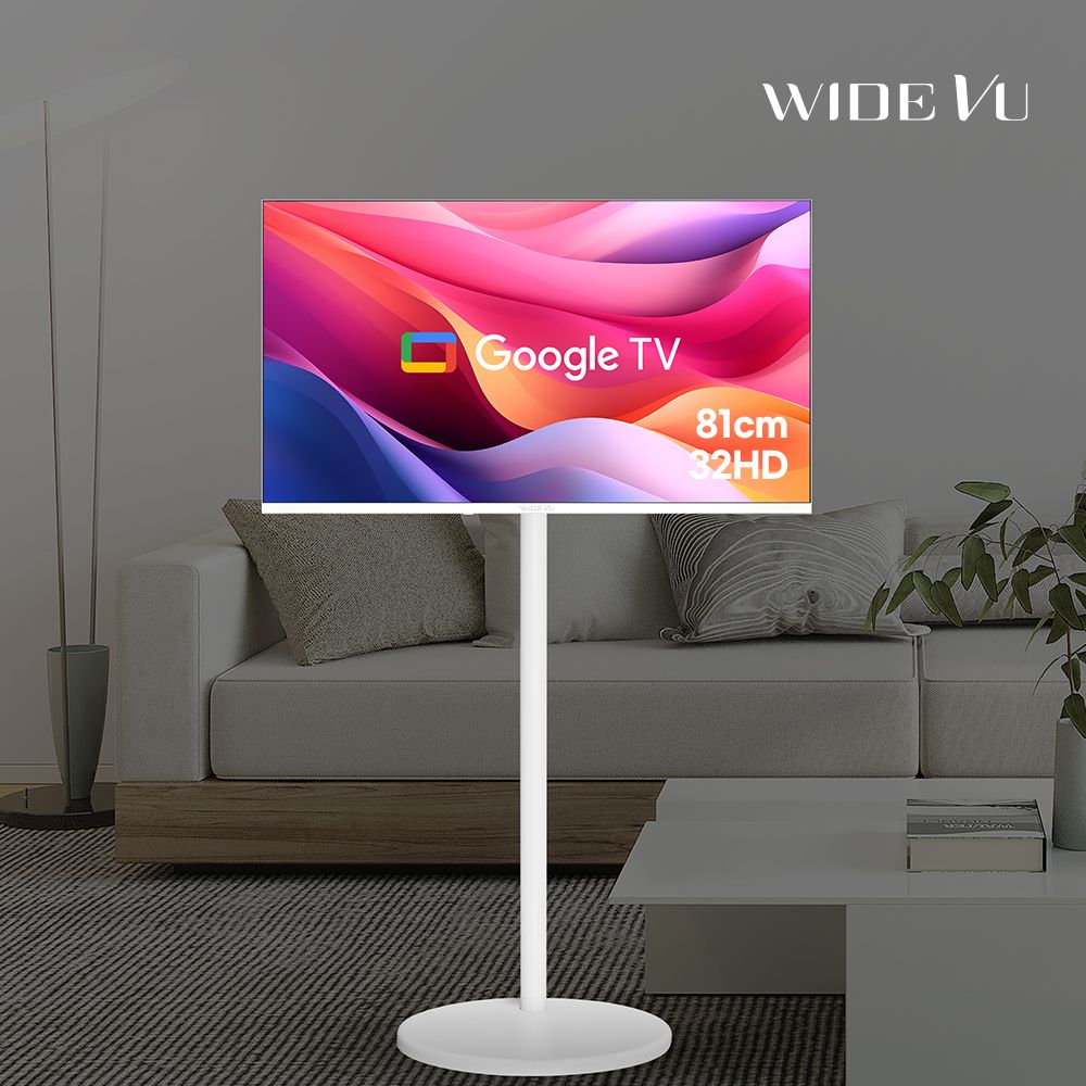 오늘의집 화이트에디션 구글스마트81cm(32인치)HDTV와이드무빙뷰 삼탠바이미 거치가능