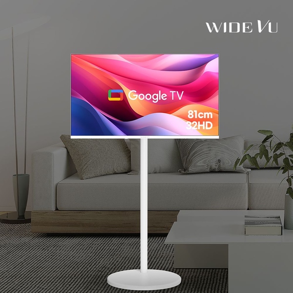 화이트에디션 구글스마트81cm(32인치)HDTV와이드무빙뷰 삼탠바이미 거치가능