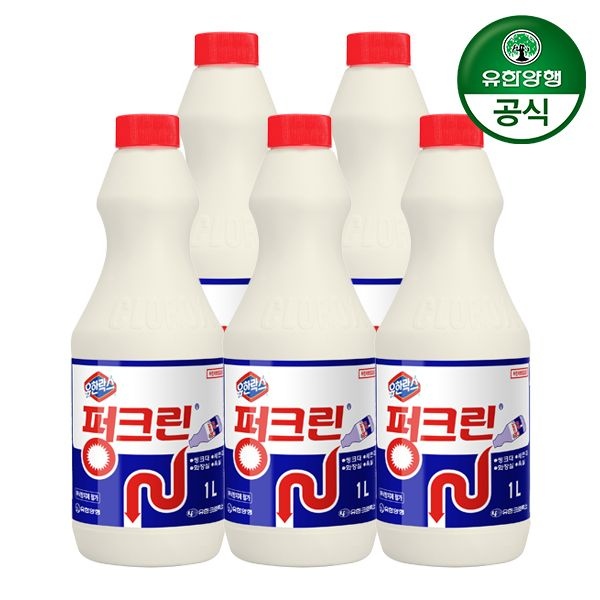 유한락스 펑크린 1L 5개