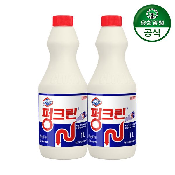 오늘의집 유한락스 펑크린 1L 2개