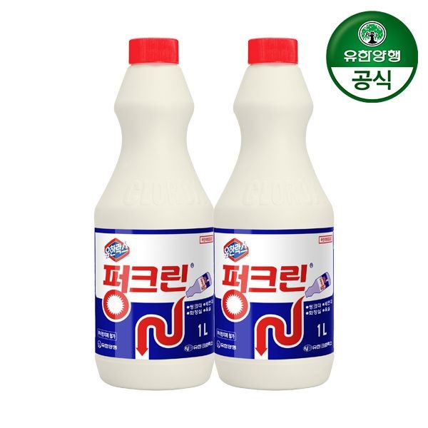 유한락스 펑크린 1L 2개