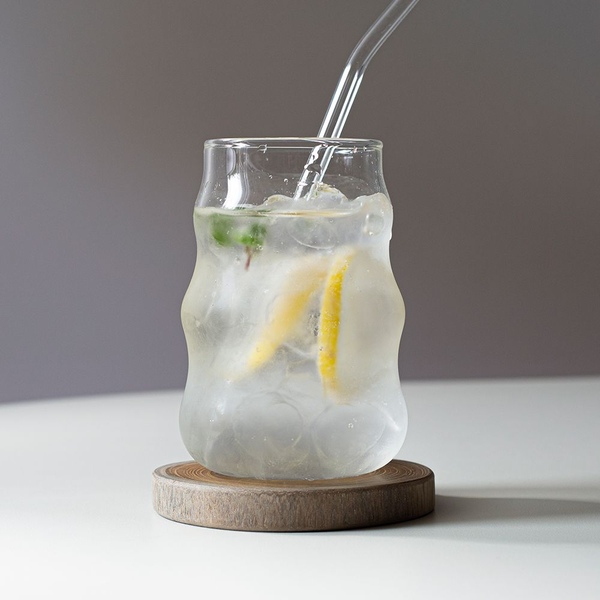 1+1 소소 구름 내열유리컵 커피잔 하이볼 500ml