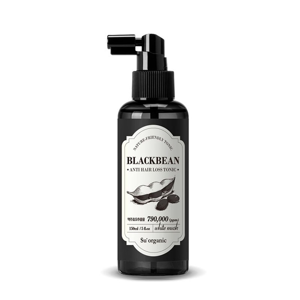 수오가닉 블랙빈 맥주효모 탈모완화 카페인 헤어토닉 150ml