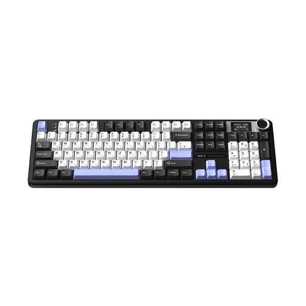 F108Pro 유무선 아우라 독거미 LCD 기계식키보드 국내정품 오로라 블랙
