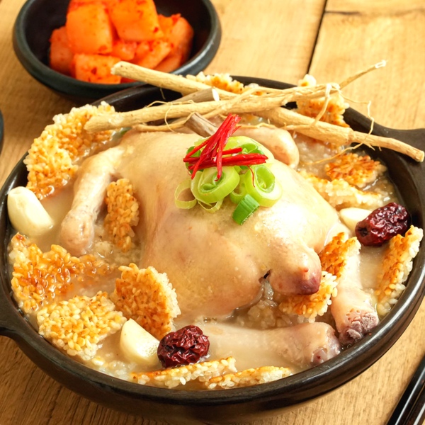여름 보양식! 정말 사골 누룽지 삼계탕 1kg X 3팩