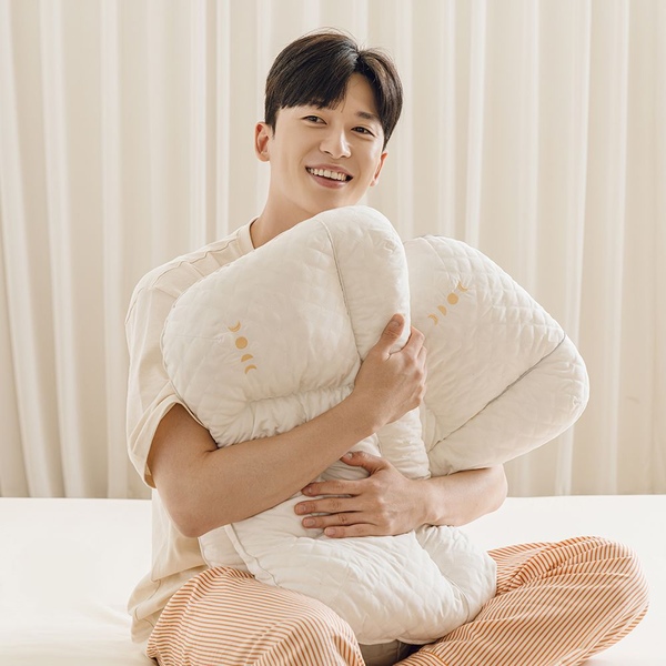 NEW우유베개 라운드형 메모리폼 양면 경추베개 (하이브리드,듀오)
