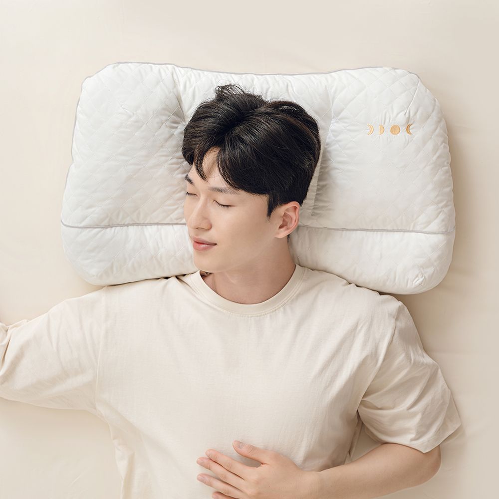 수면공감 NEW우유베개 라텍스 라운드형 기능성 경추 베개