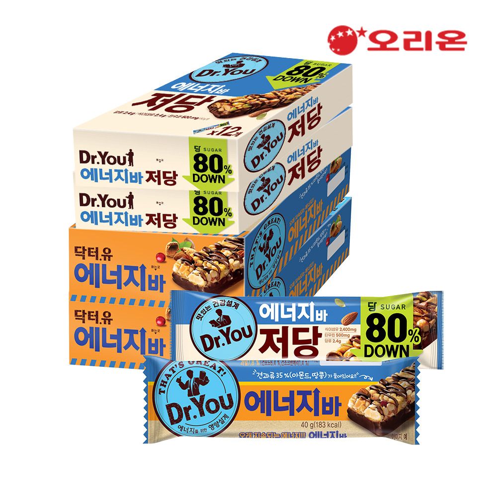 에너지바 저당 1P 50g x 24개 + 에너지바 1P 40g x 30개 가격 비교 오리온 에너지바 저당 1P 50g x 24개 + 에너지바 1P 40g x 30개