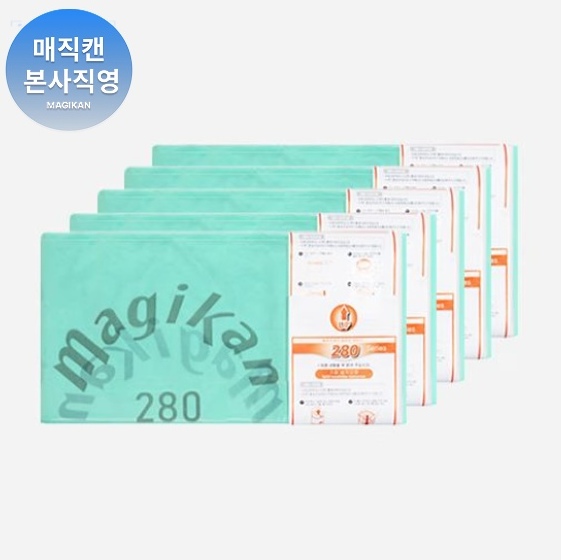 매직캔 정품 리필봉투 국내유일3겹_280리필_10개입(27L)_그린