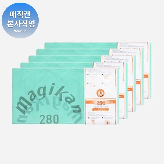 매직캔 매직캔 정품 리필봉투 국내유일3겹_280리필_10개입(27L)_그린