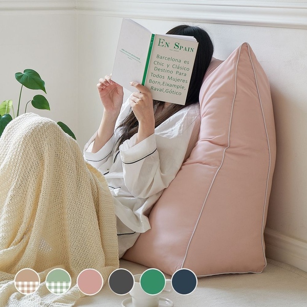 [최종혜택가 23,715원] 머리까지 안정적인 90cm 높이! 더 커진 삼각 등받이 쿠션