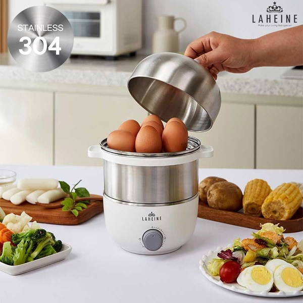 [리퍼]더 퀸 304 올스텐 2단 멀티 계란찜기